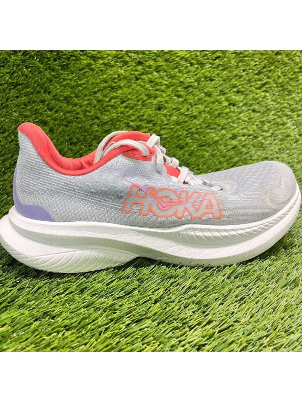 Hoka One One Mach 6 Womens Size 7.5 Gray Athletic Running Walking Shoes Sneakers